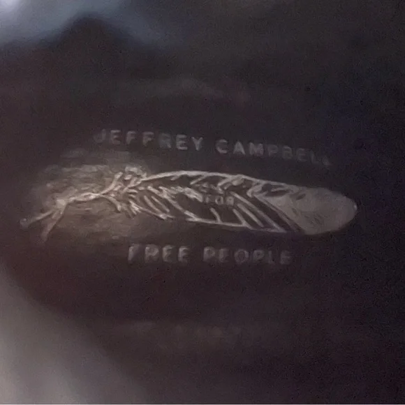 Jeffrey Campbell “Free People” Viajar Olive-Brown Leather Wedge Ankle Boot Sz 8 - Picture 7 of 11